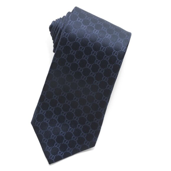GUCCI Blue Men's Made In Italy Silk Designer Tie - Picture 1 of 1